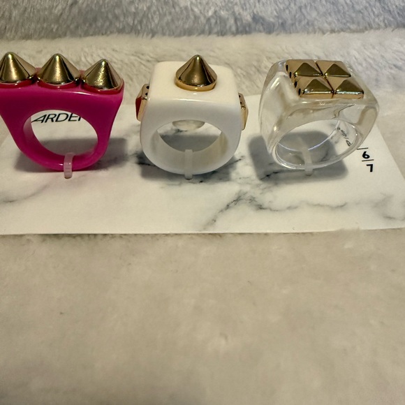 3 pkg Punk Rings - Picture 3 of 5